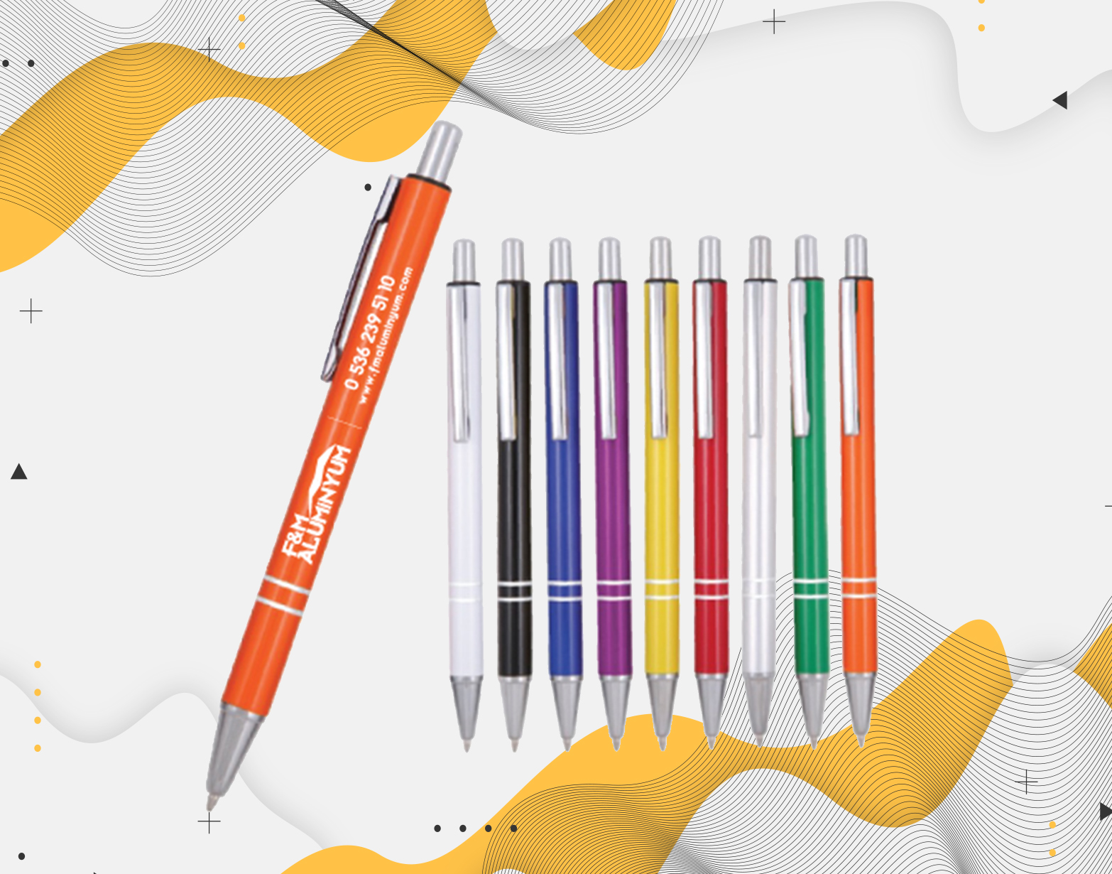 Baskılı Metal Kalemler